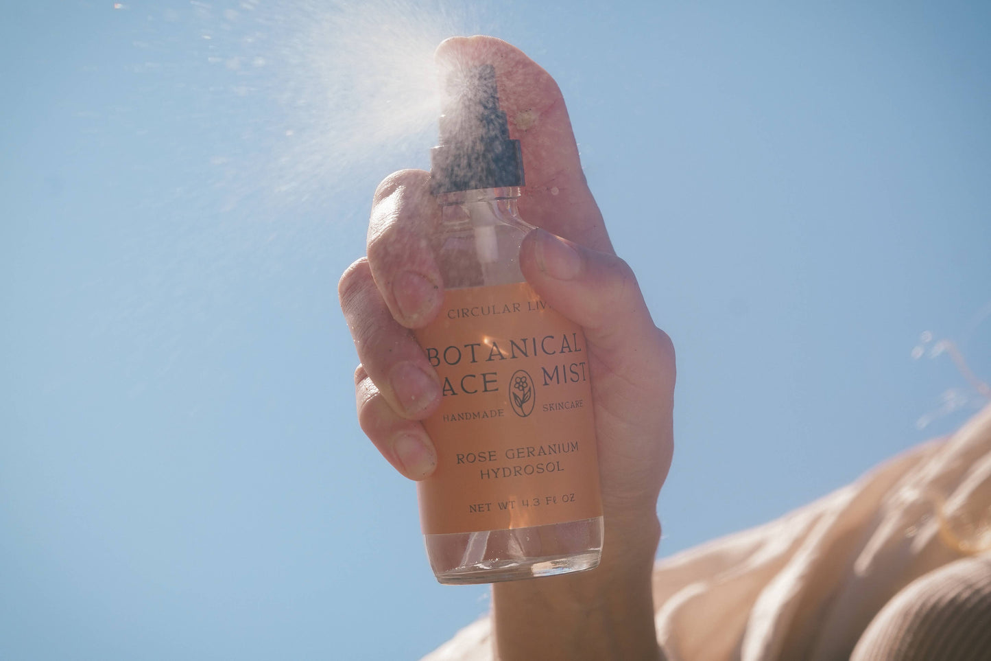 Botanical Face Mist, Rose Geranium Hydrosol