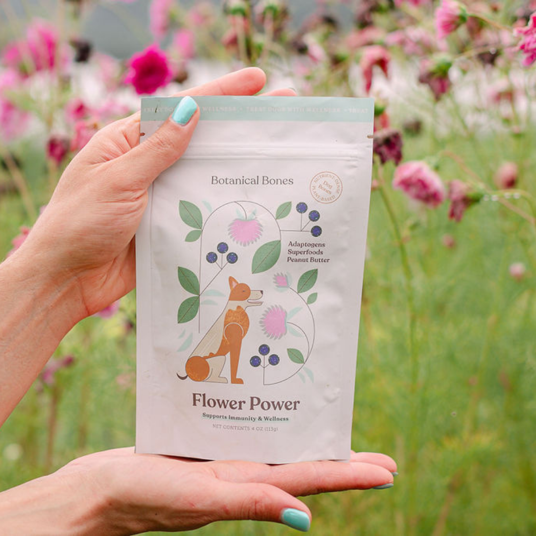 Flower Power Cookies - All Natural, Organic Dog Treats,
