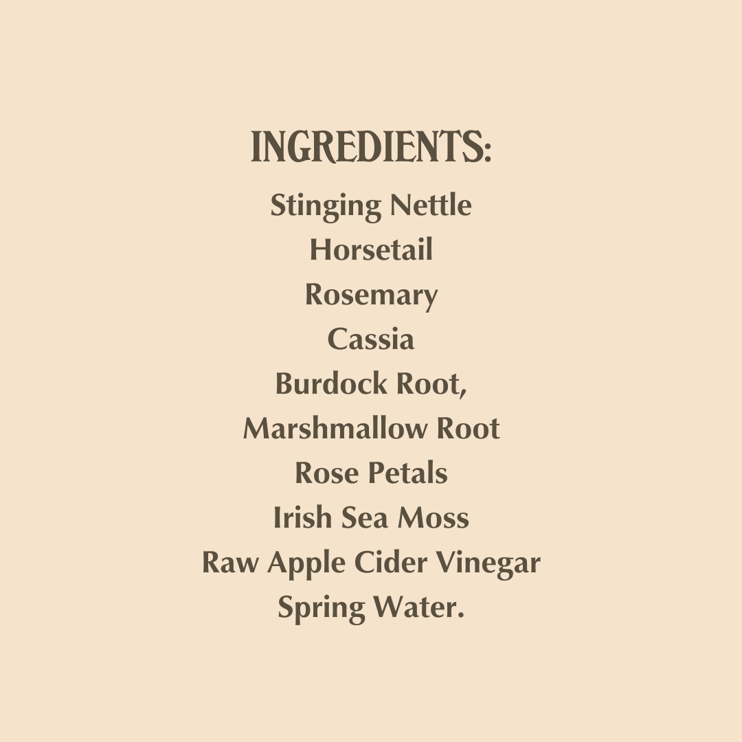 Maiden Hair Rinse - Natural 'No-Poo' Hair Care