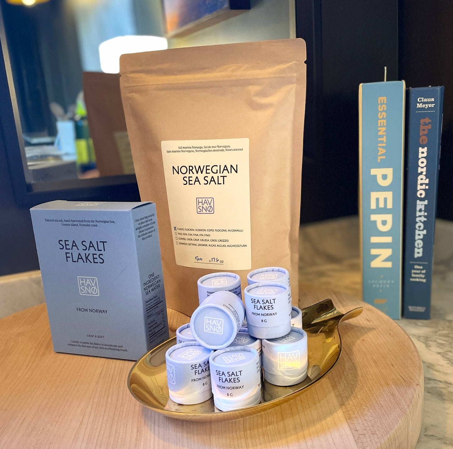 Havsnø Norwegian Sea Salt Flakes 175g box