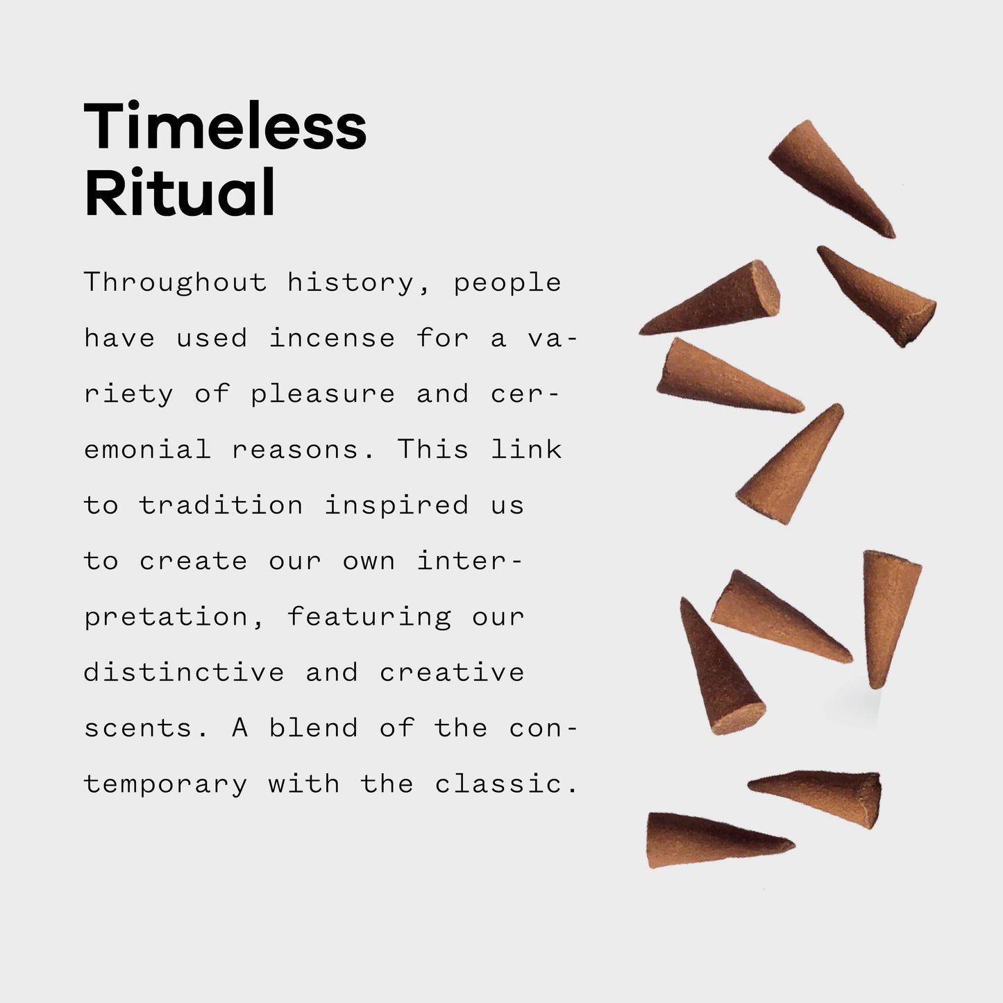 Underhill Incense Cones – Tobacco, Cedar & Ale | Clean Burning, 20-Pack