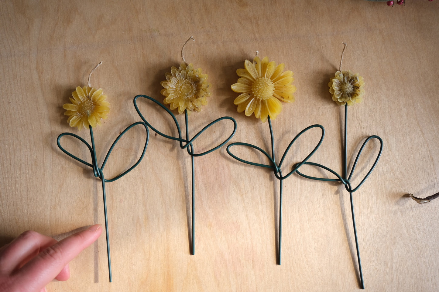 Flower candles