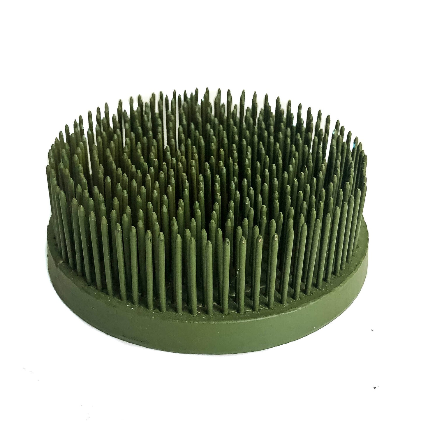 Painted Round Pin Holder Flower Frog