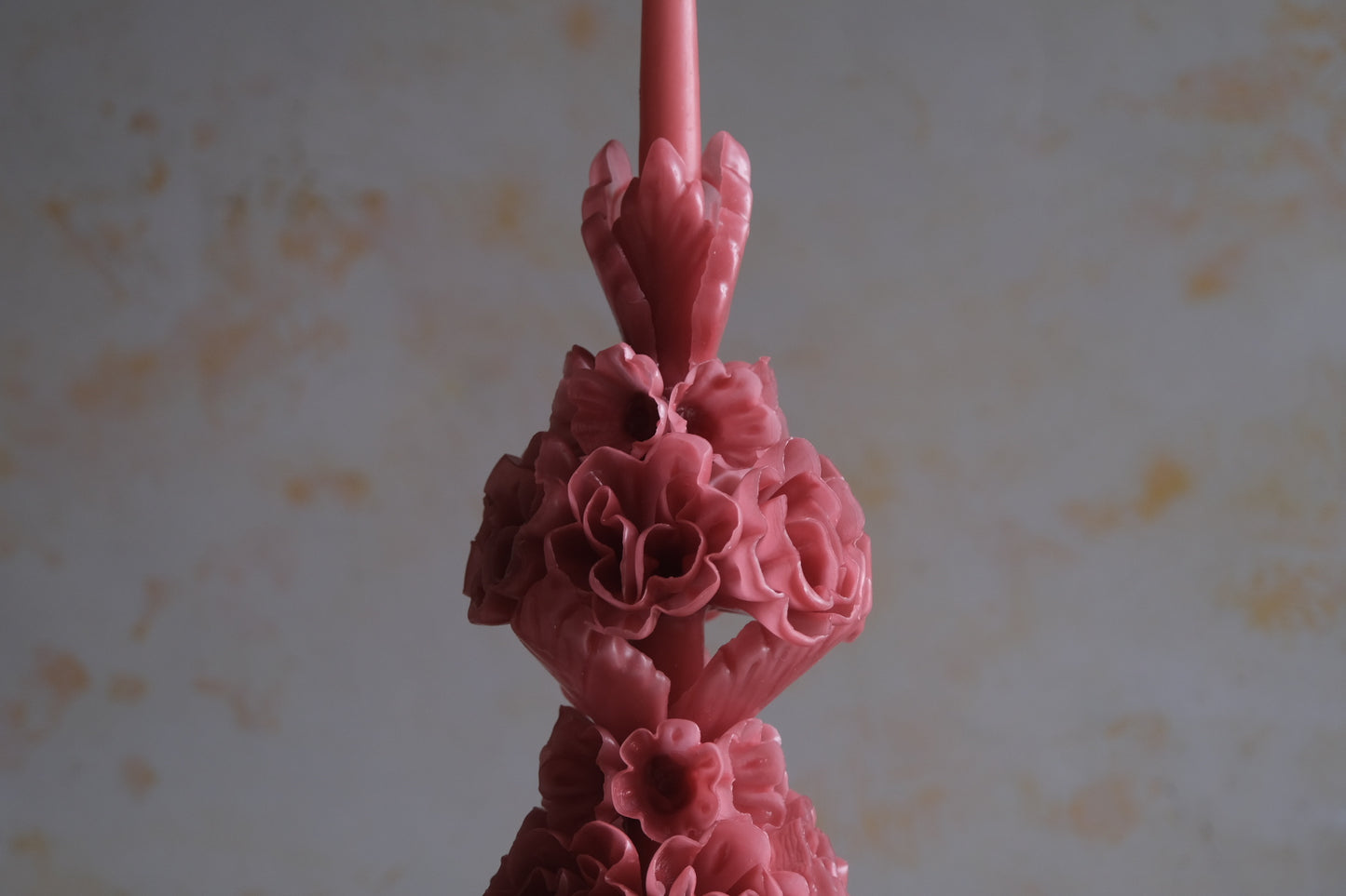Oaxaca flora candle: salmon