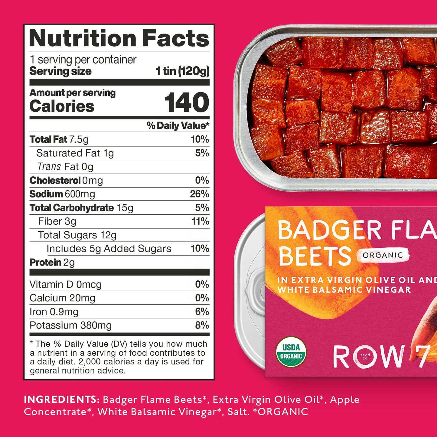 Badger Flame Beets Tin