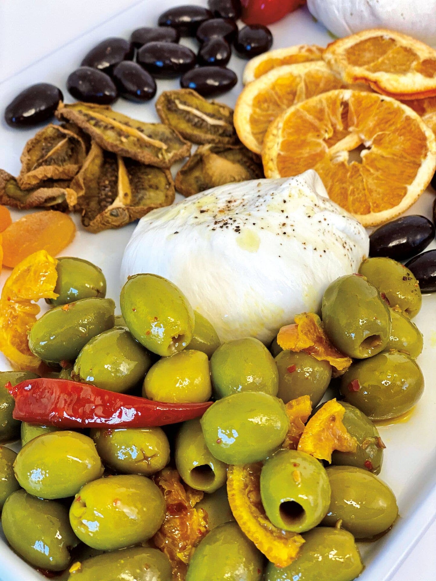 Tangerine & Chili Olives