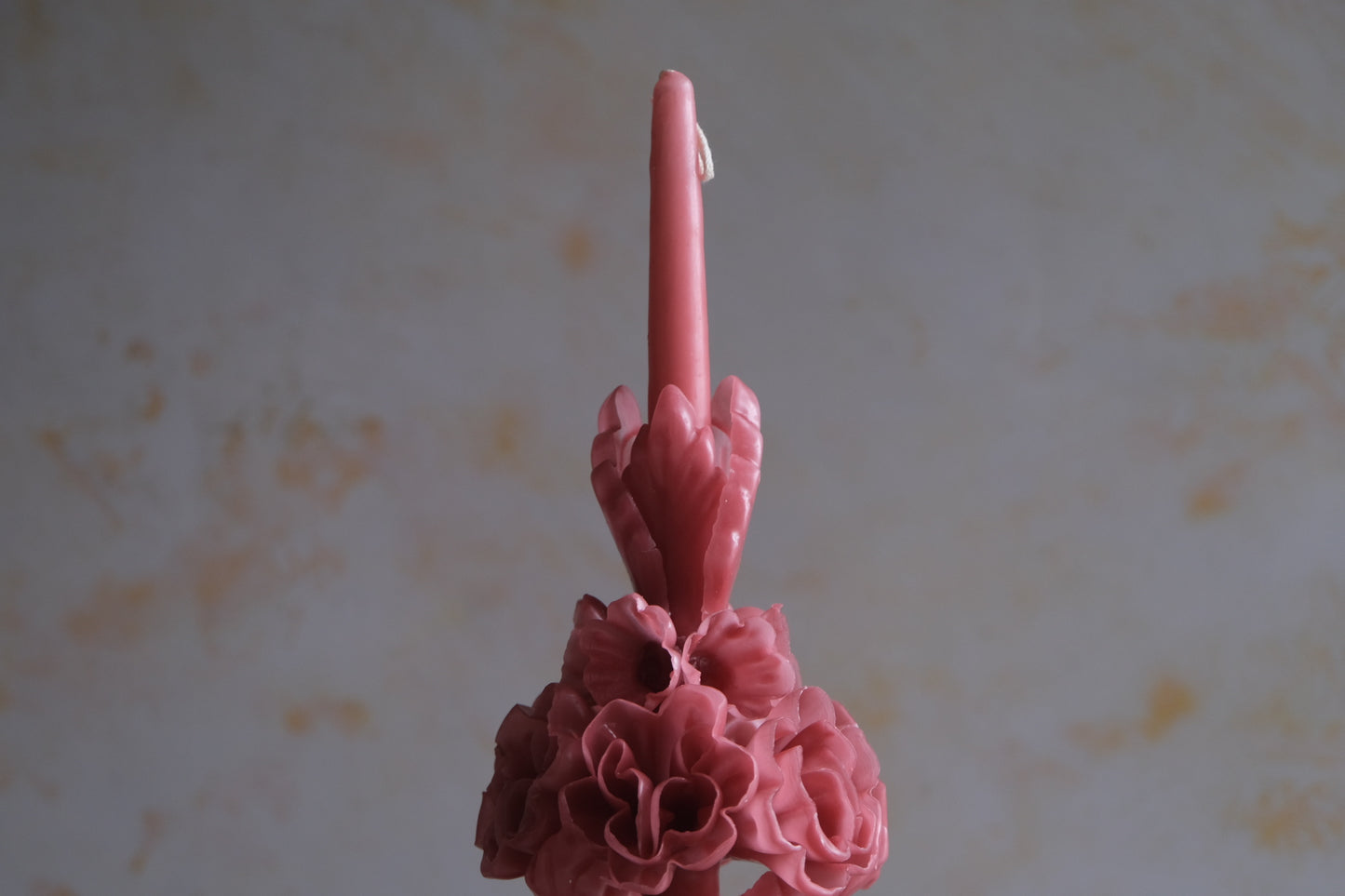 Oaxaca flora candle: salmon