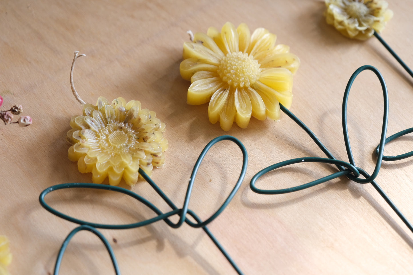 Flower candles