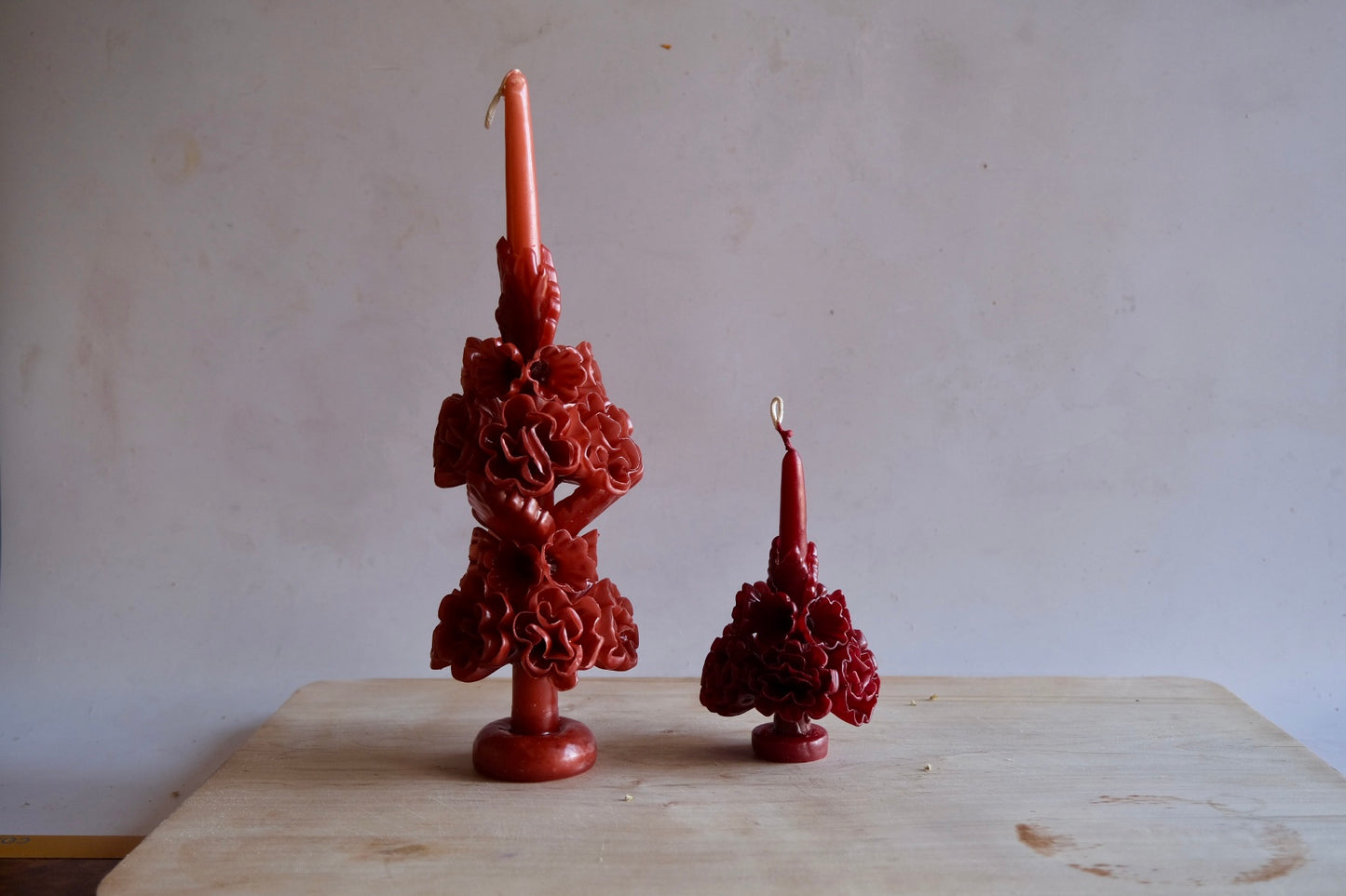 Terracotta Large Oaxaca Marigold Candle