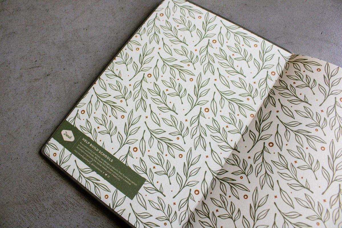 Deer Embroidered Journal Notebook AHBC1966L