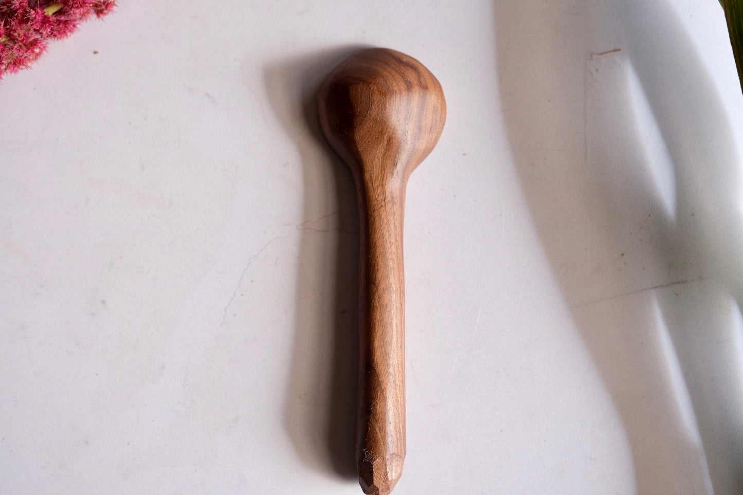 Walnut rays spice spoon