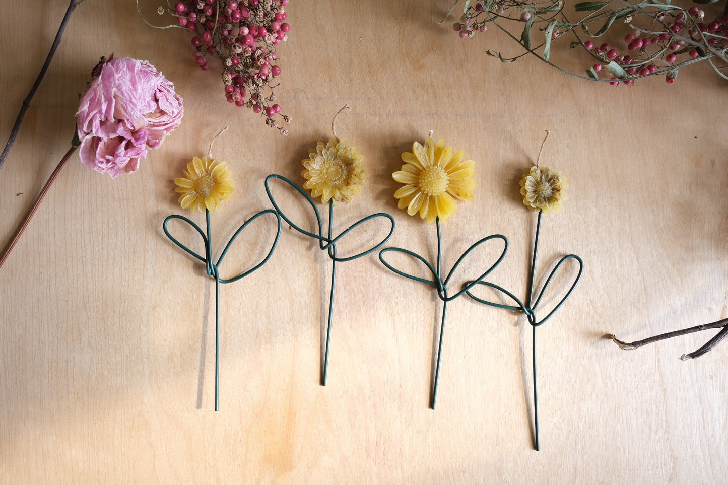 Flower candles