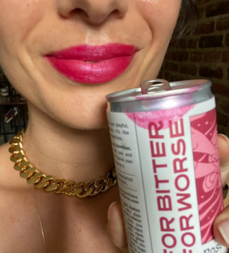 Rose City Fizz nonalcoholic cocktail mocktail Dry January