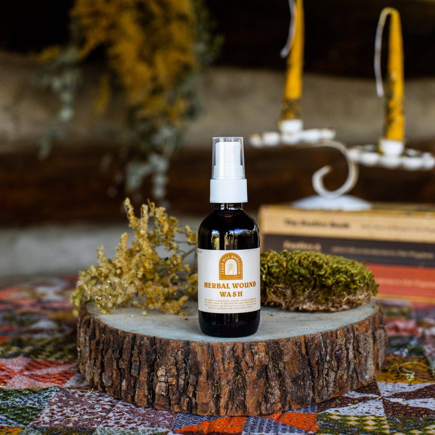 Herbal Wound Wash Spray Natural First Aide