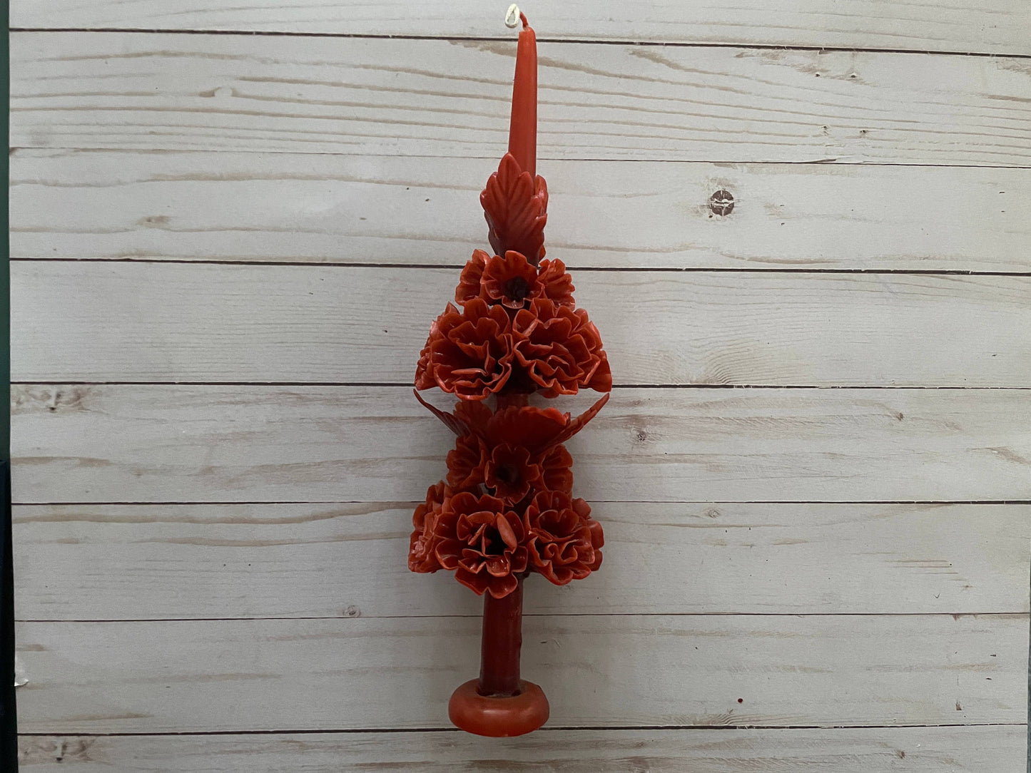 Terracotta Large Oaxaca Marigold Candle