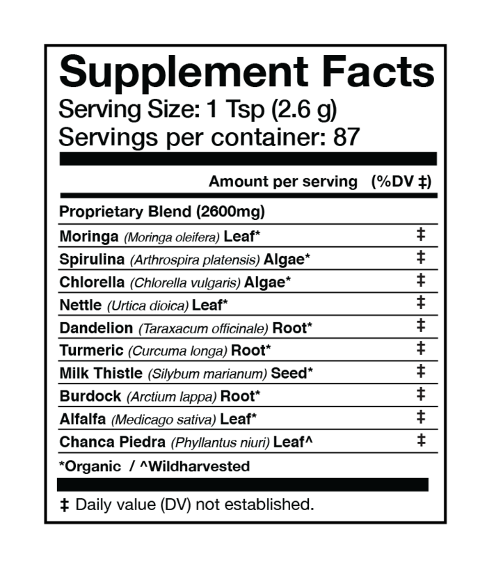 LIVER VITALITY Greens | Daily Cleanser