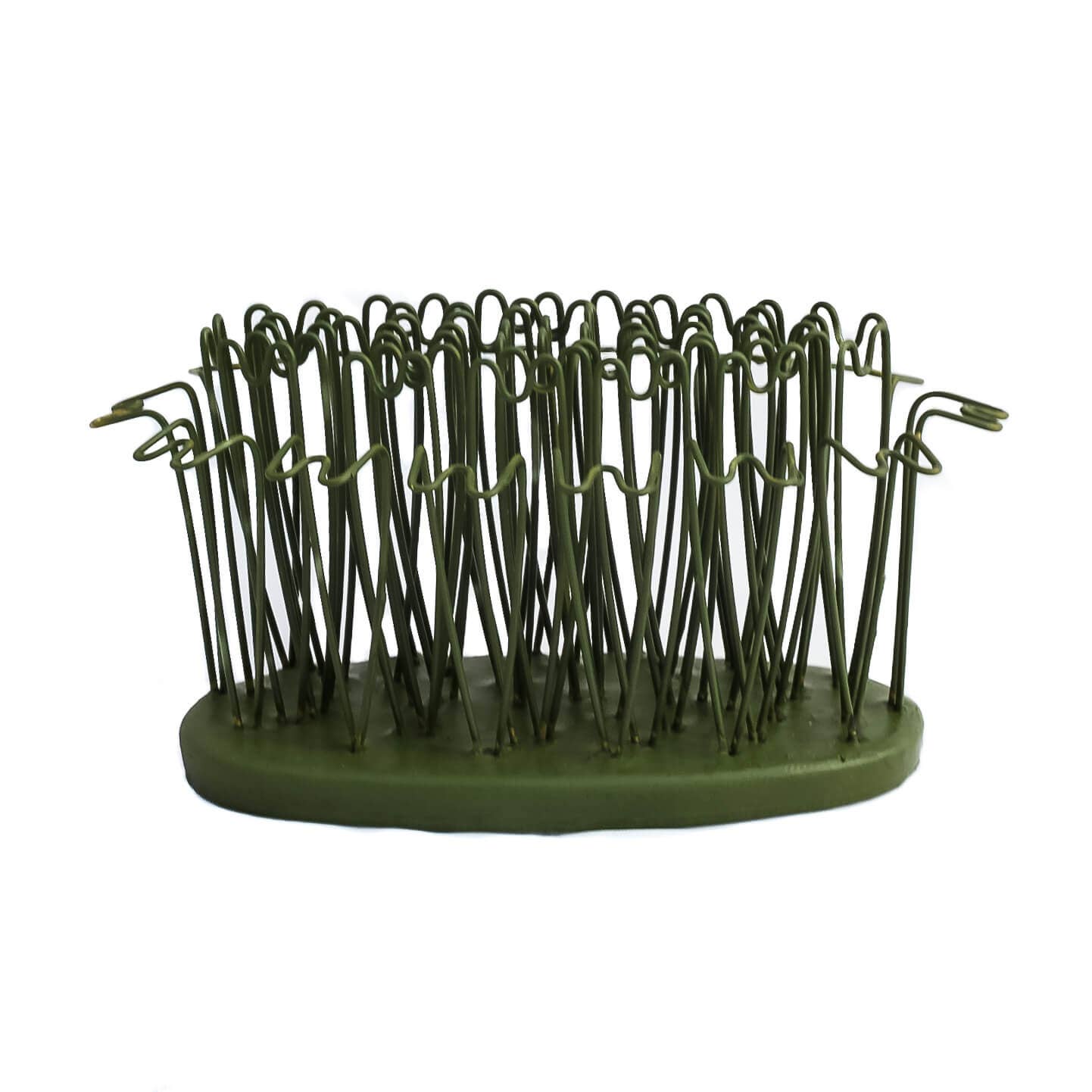 Oval Hairpin Holder Flower Frog