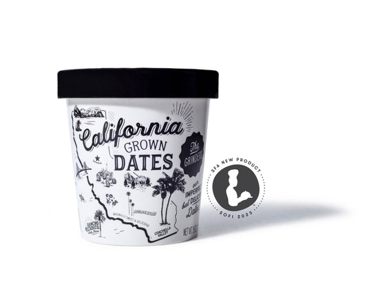 "The Grinders" - 9 oz. cup of the imperfect Medjool Dates,