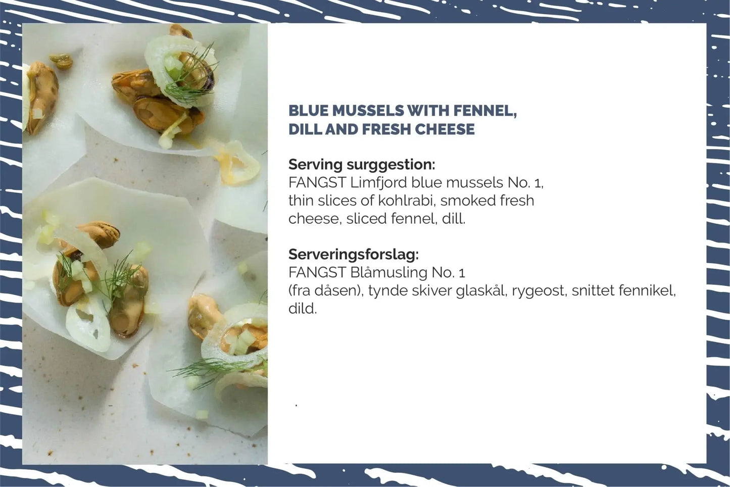 Fangst No. 1 Limfjord Mussels in Dill & Fennel 110g