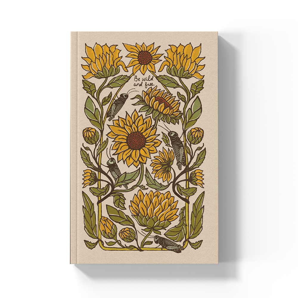 Sunflower Soft Touch Classic Layflat Notebook LFC2685L