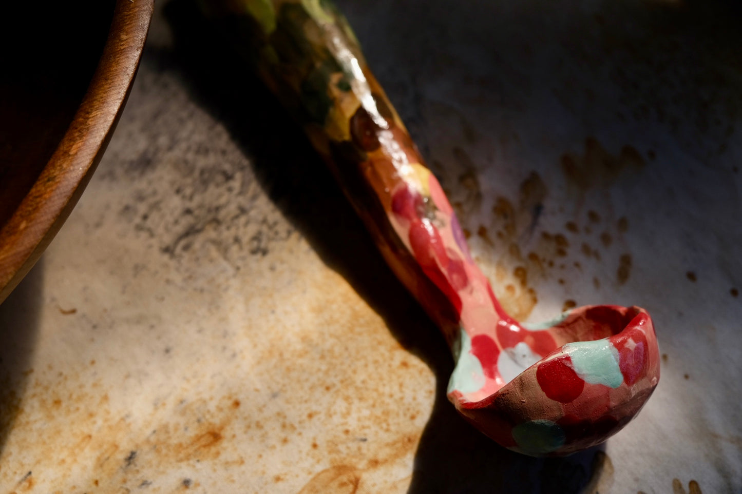 Arched vase ladle