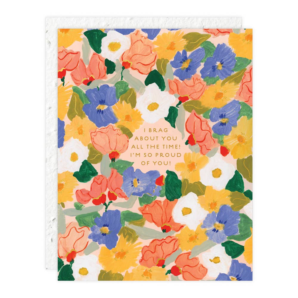 Flower Power - Congratulations Card