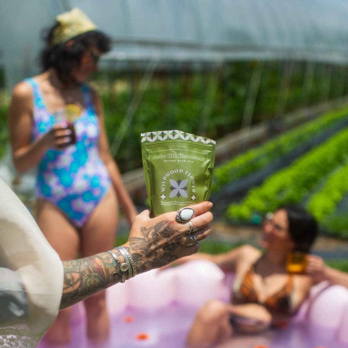 Flower Infused Bath Fizz