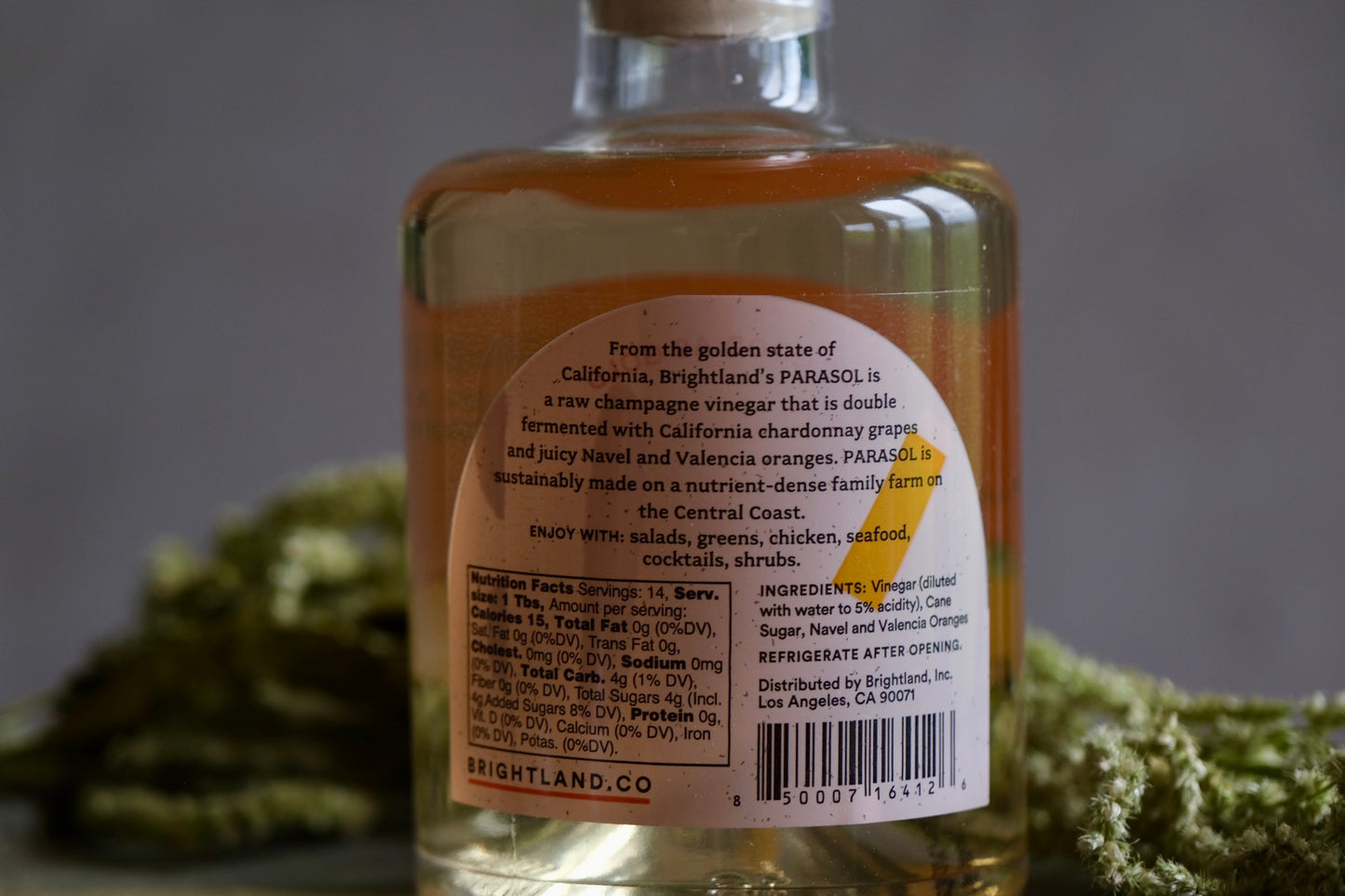 Parasol citrus champagne vinegar