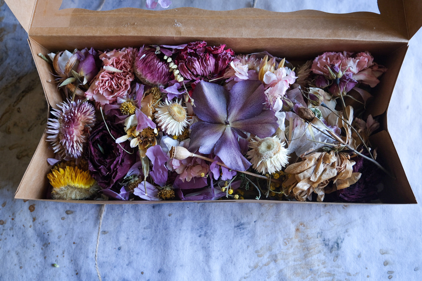 Dried flower medley
