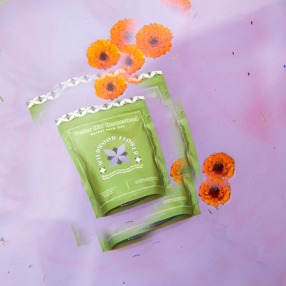 Flower Infused Bath Fizz