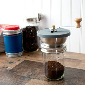 Coffee and Spice Grinder Lid for Mason Jars