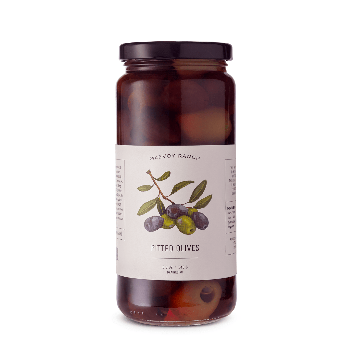 Table Olives,  Pitted, 8.5 oz