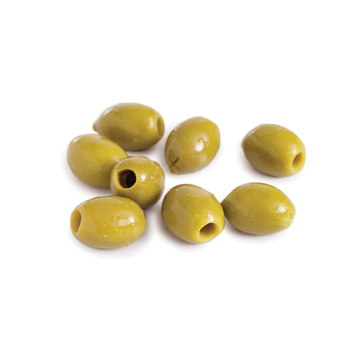 Organic Pitted Green Olives Deli Cup