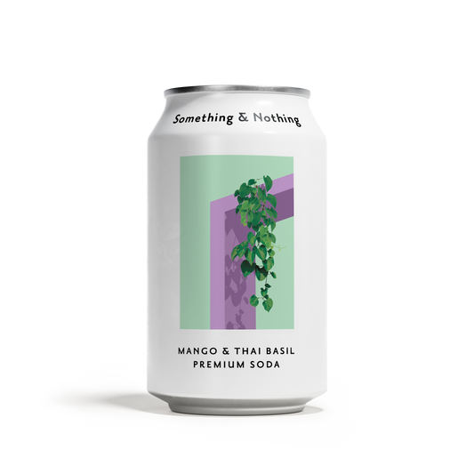 Mango & Thai Basil Premium Soda (Case of 12)