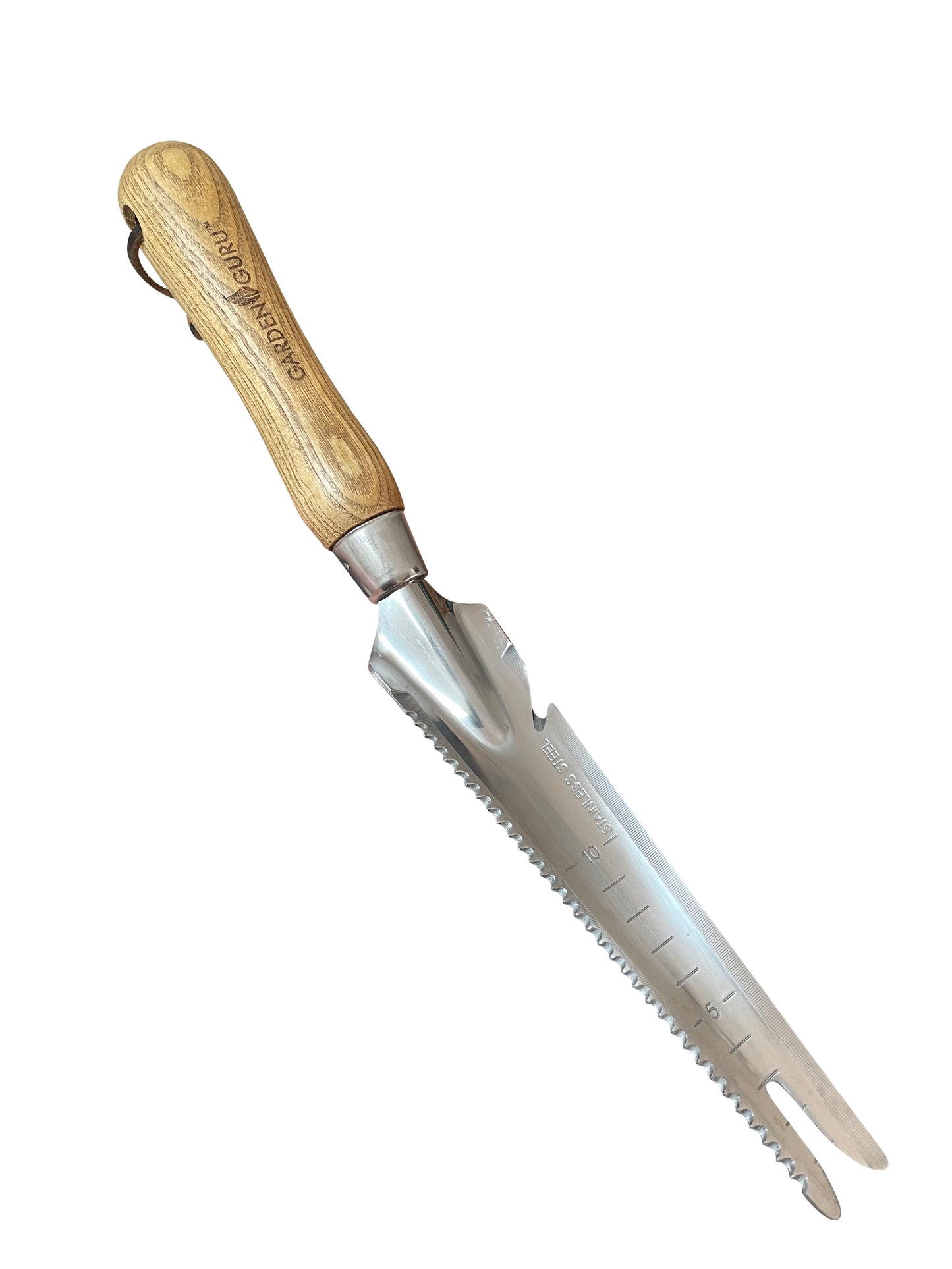 Garden Guru Hand Weeder Trowel with Ergonomic Wood Handle
