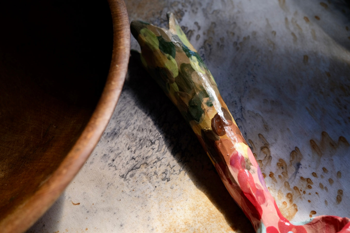 Arched vase ladle