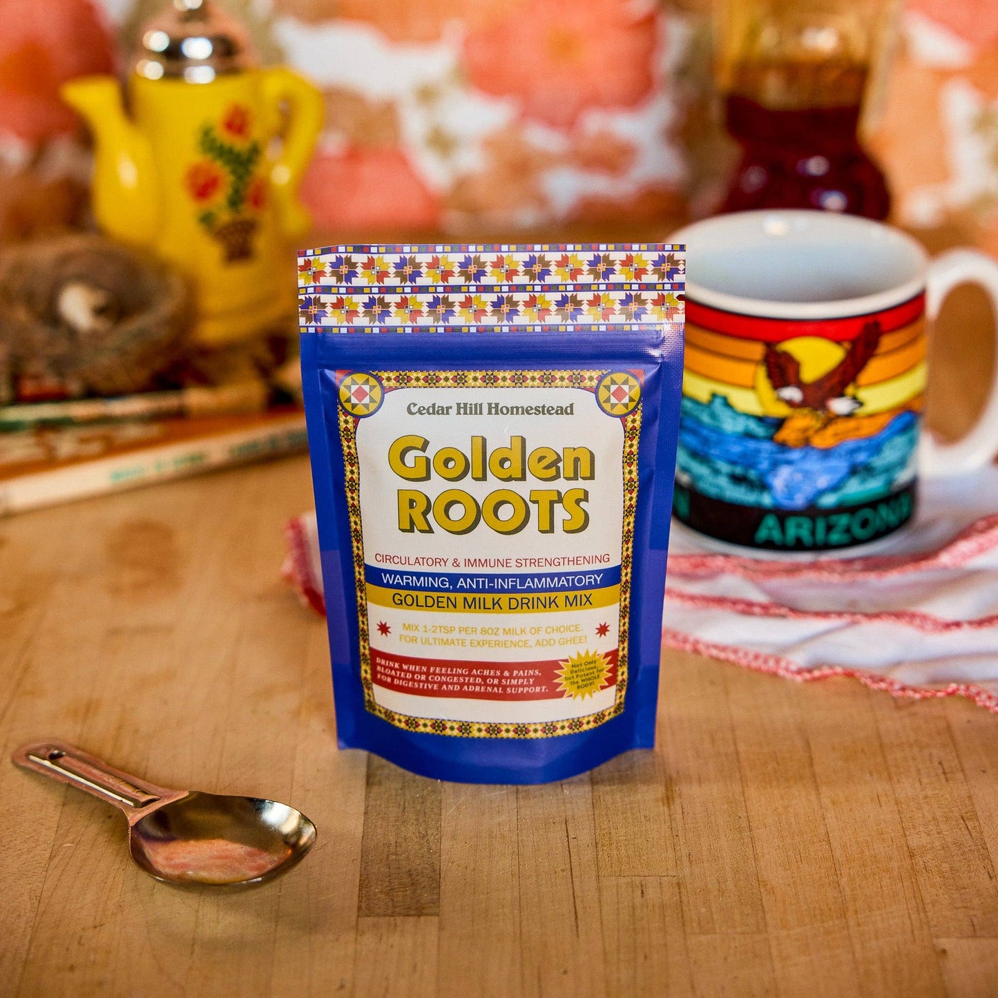 Golden Roots Immune Elixir - Golden Milk Powdered Drink Mix