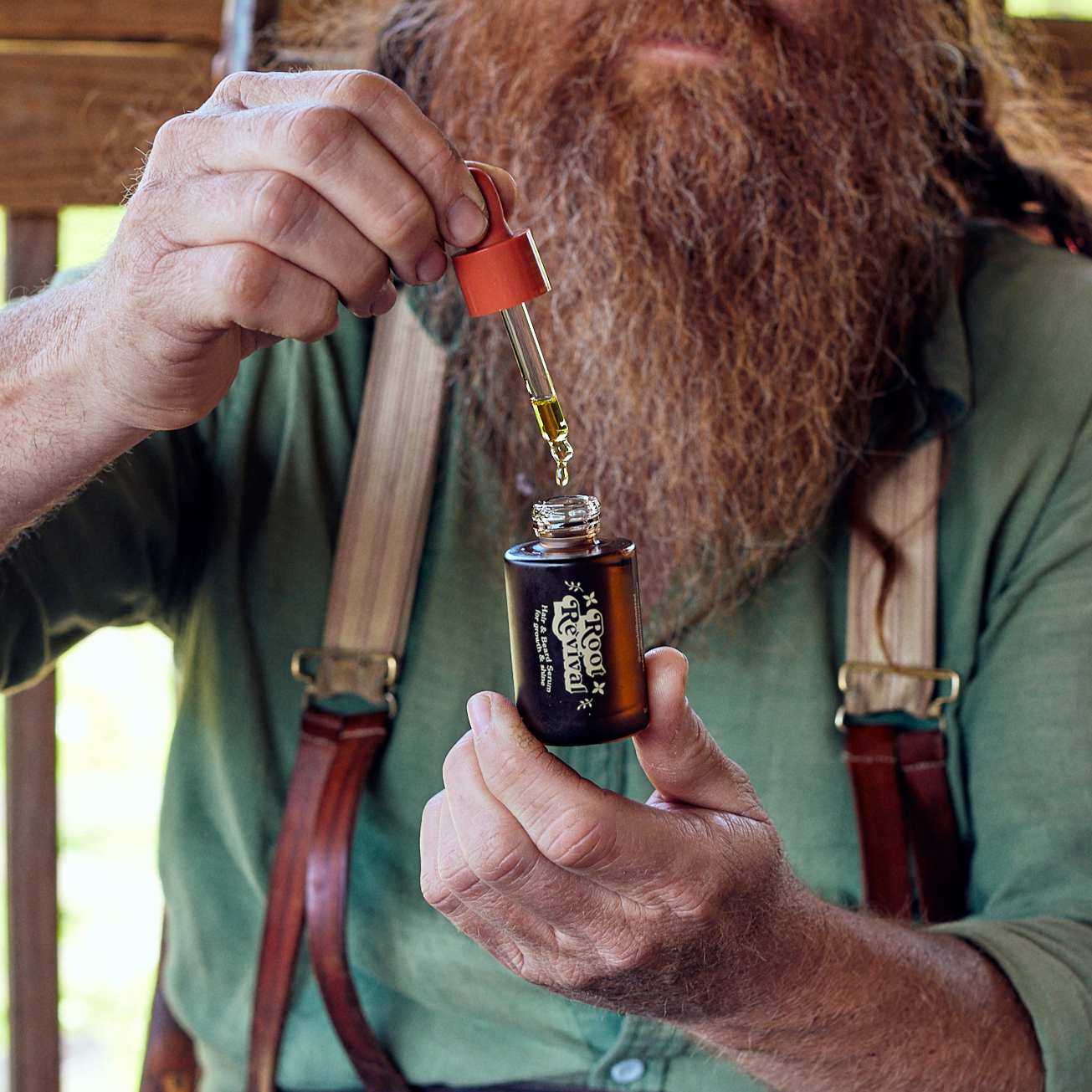 Root Revival Hair & Beard Serum– Natural Scalp & Growth Oil