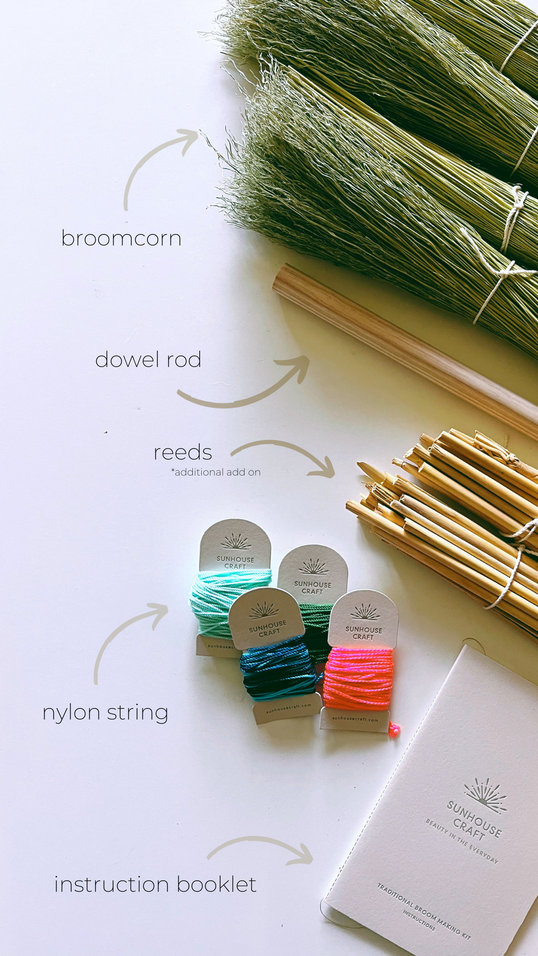 Broom Making Kit: Handbrooms!