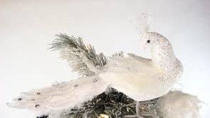 White Owl Christmas Ornament