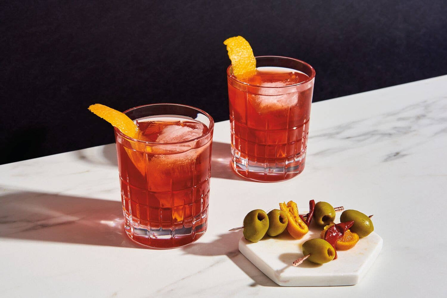 Tangerine & Chili Olives