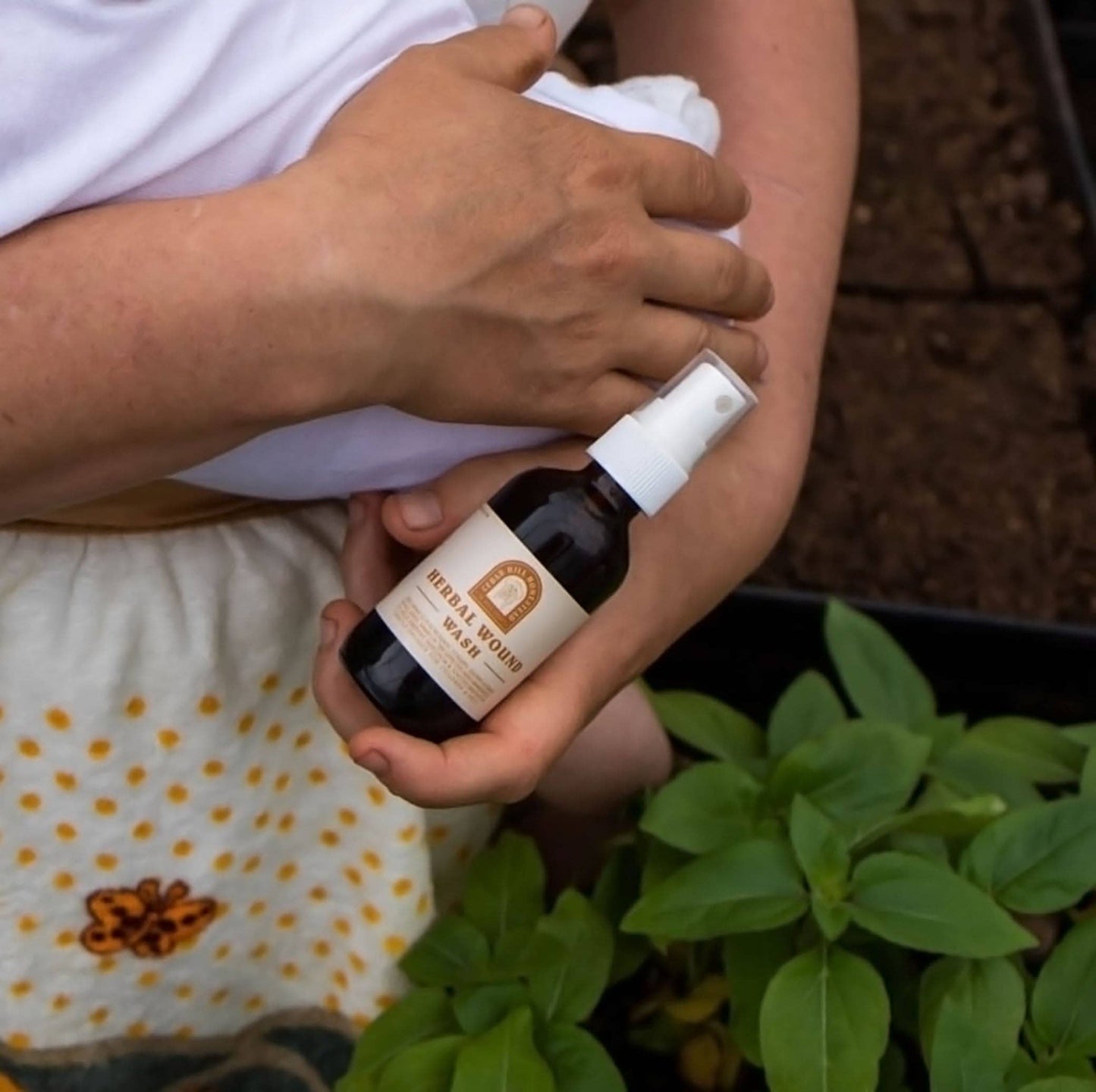 Herbal Wound Wash Spray Natural First Aide