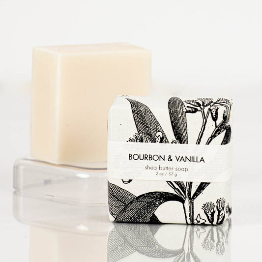 Bourbon & Vanilla - Petite Shea Butter Guest Soap