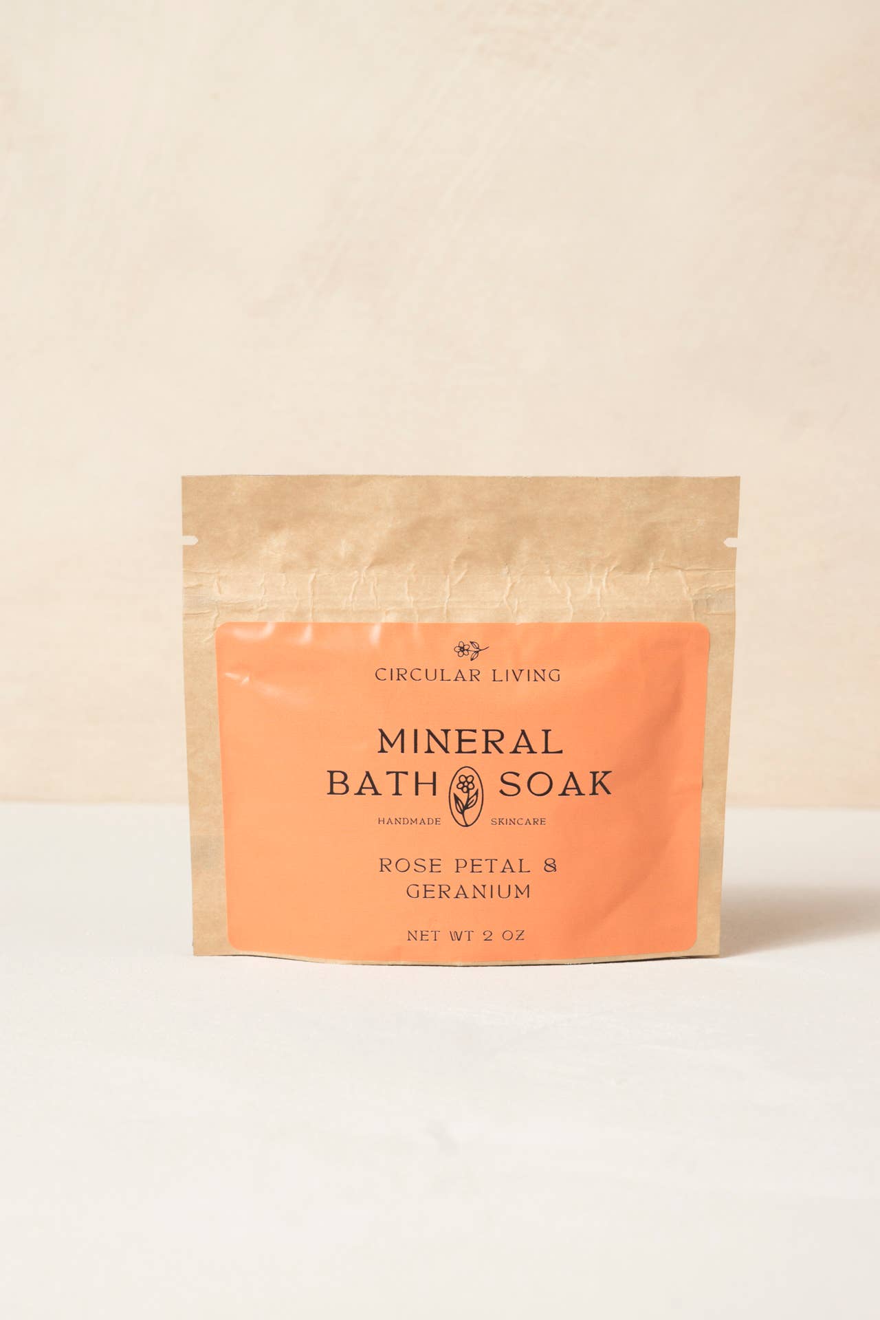 Mineral Bath Soak Sachet, Rose Petal & Geranium