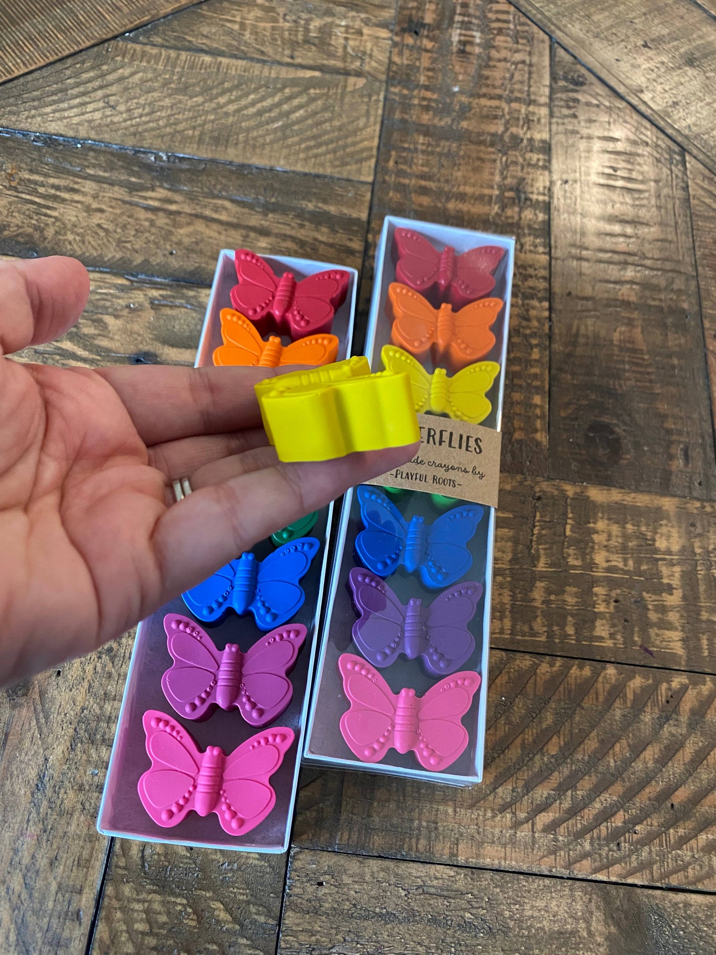 Butterflies Crayon Set - Handmade Non-Toxic Kids Gift