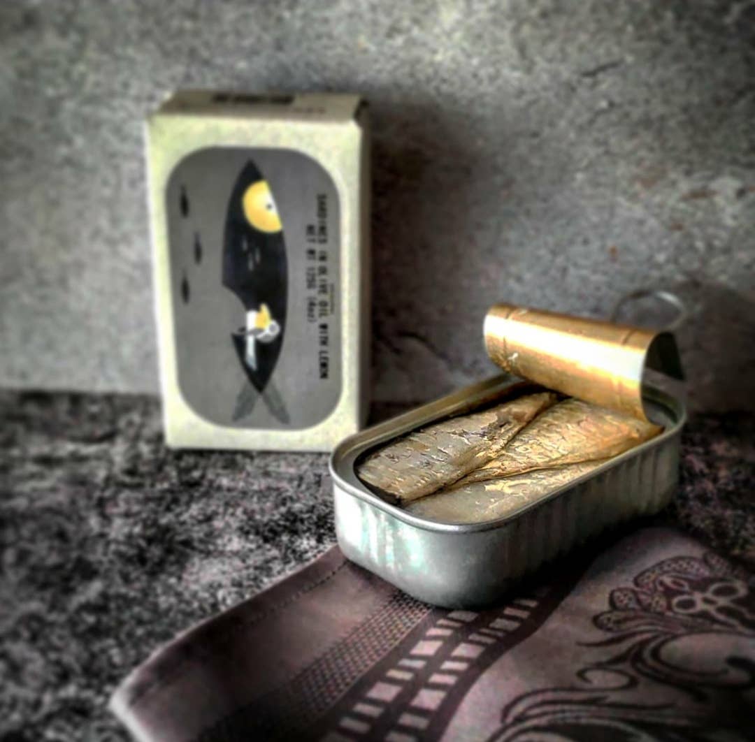 Jose Gourmet Smoked Small Sardines in Extra Virgin Olive Oil, 90g