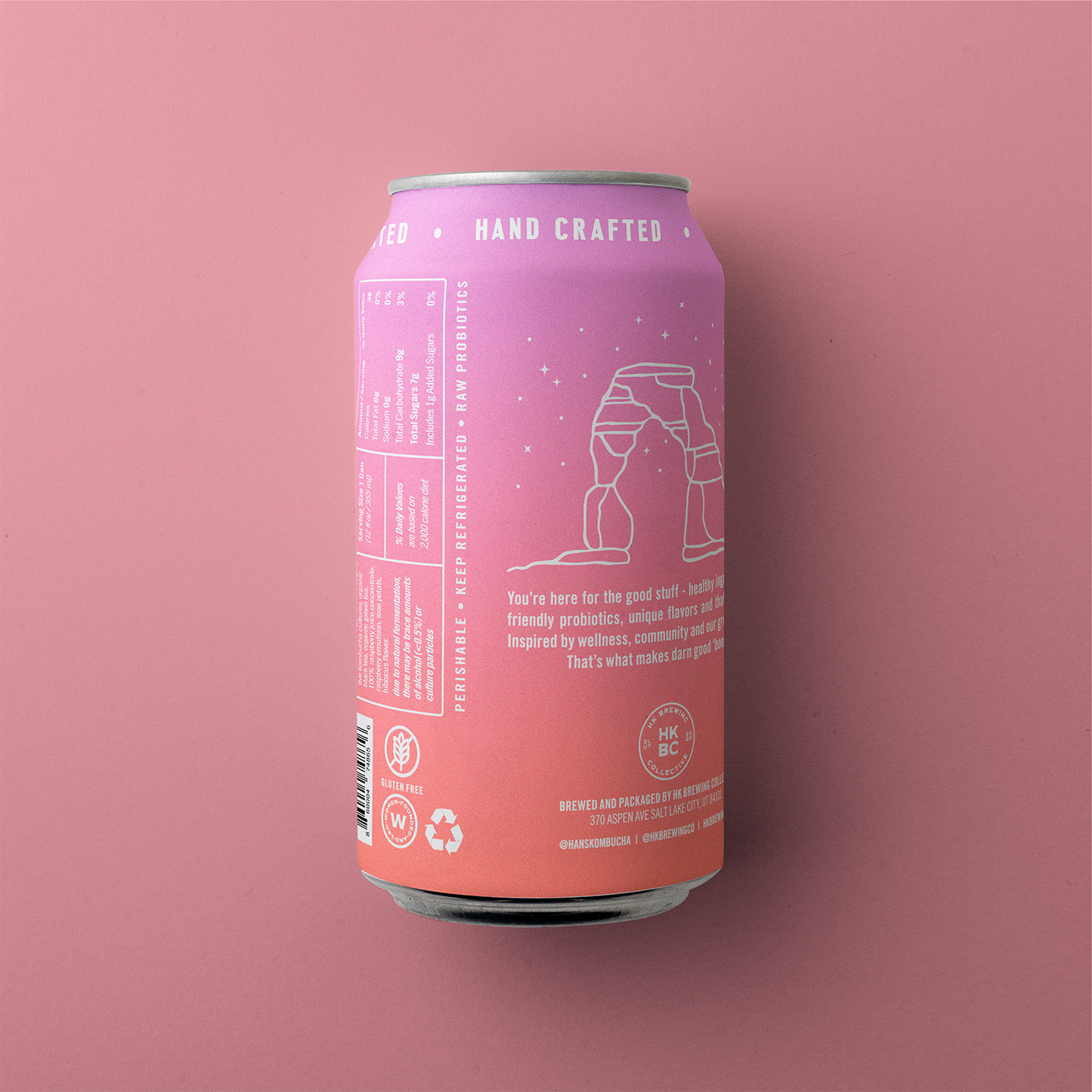 Raspberry Rose Kombucha