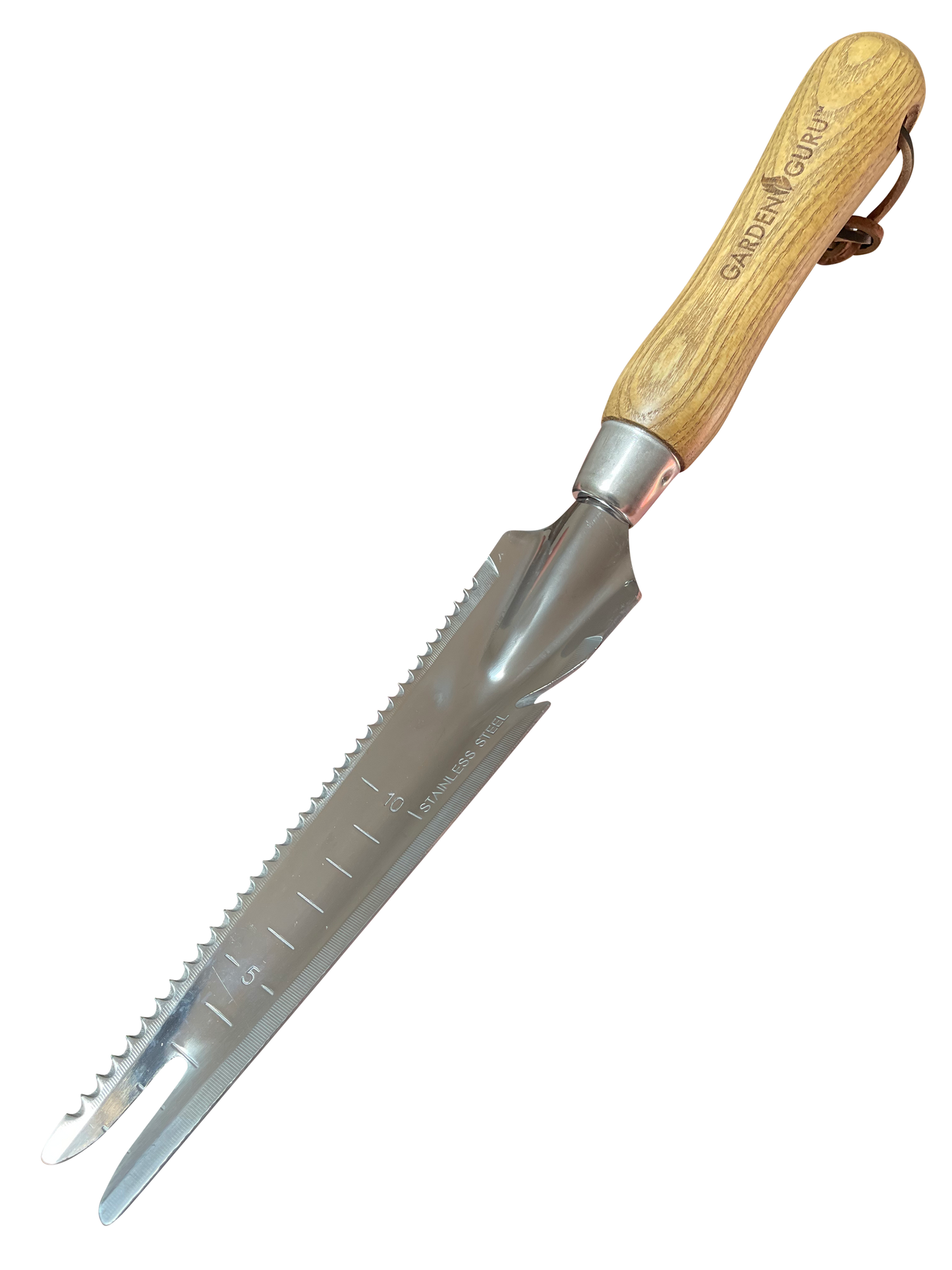 Garden Guru Hand Weeder Trowel with Ergonomic Wood Handle