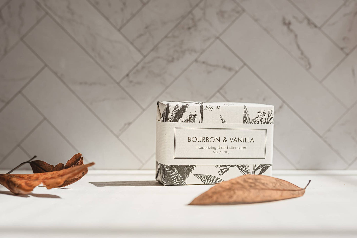 Bourbon & Vanilla Shea Butter Soap - Bath Bar