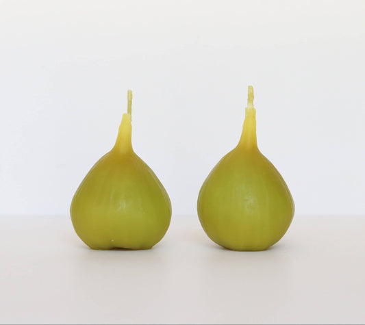 Green Fig Tealight Beeswax Candle